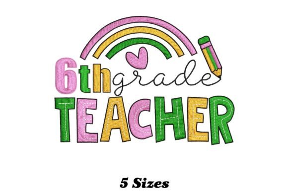6th Grade Teacher: A Playful Touch for Personalized Gifts
