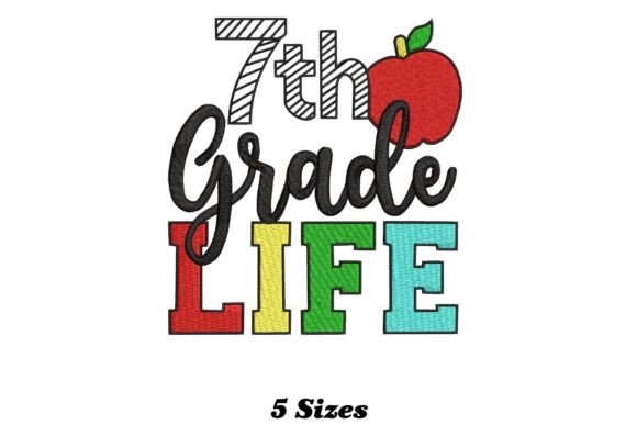 7th Grade Student Embroidery Design Review