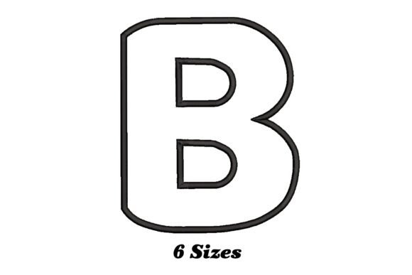 Alphabet Letter B: A Charming Touch for Personalized Embroidery Gifts