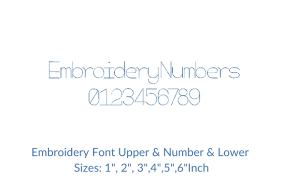 Cherry Font Numbers Embroidery Design Review for Business Branding