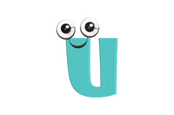 Funny Letter U: A Charming Touch for Personalized Embroidery Gifts
