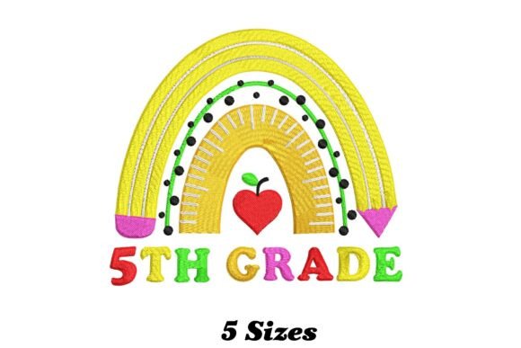Review: Lovely 5th Grade Rainbow for Seasonal Embroidery
