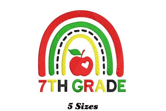 Review: Lovely 7th Grade Rainbow for Seasonal Embroidery