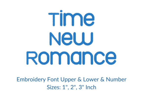 Times New Romance Font Embroidery Design Review