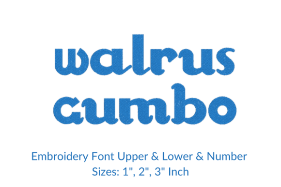 Walrus Gumbo Font: A Designer’s Review for Small Business Embroidery